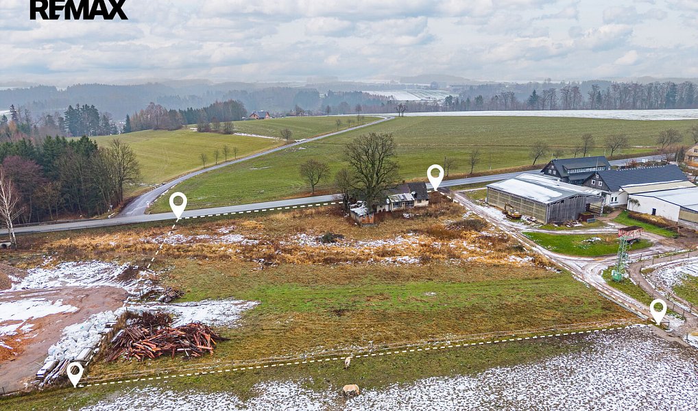 Prodej komerčního pozemku 6 328 m², Líšnice – náhled fotky 3