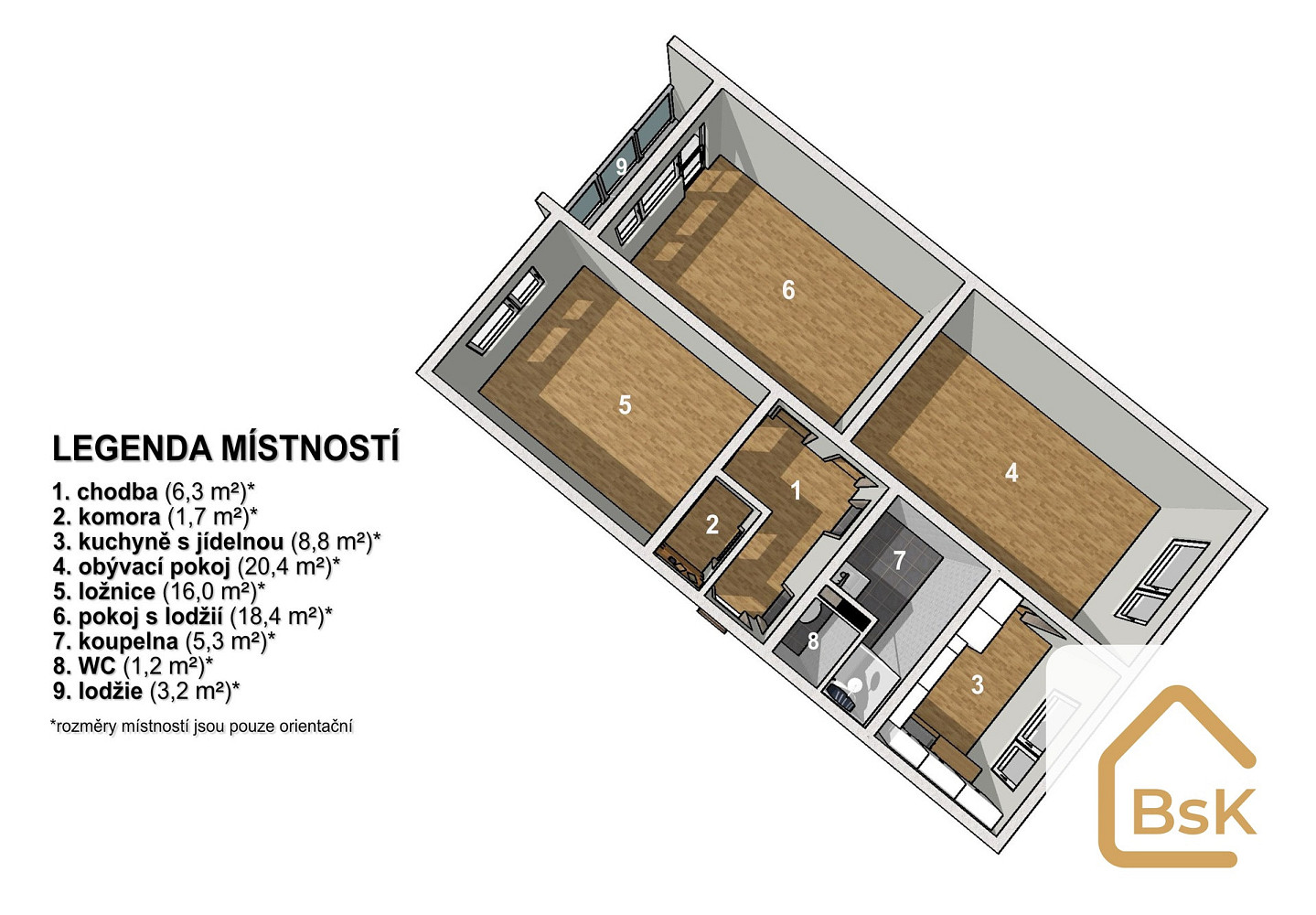 Prodej bytu 3+1 81 m² — photo 2
