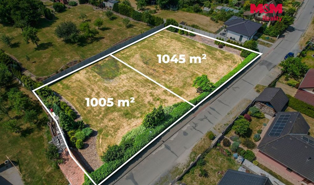 Prodej stavebního pozemku 1 045 m², Martinice – náhled fotky 3
