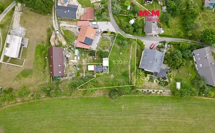 Prodej stavebního pozemku 830 m², Šumperk