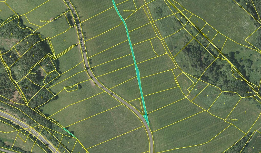 Prodej pole 6 968 m², Plánice – fotka 1 z 5