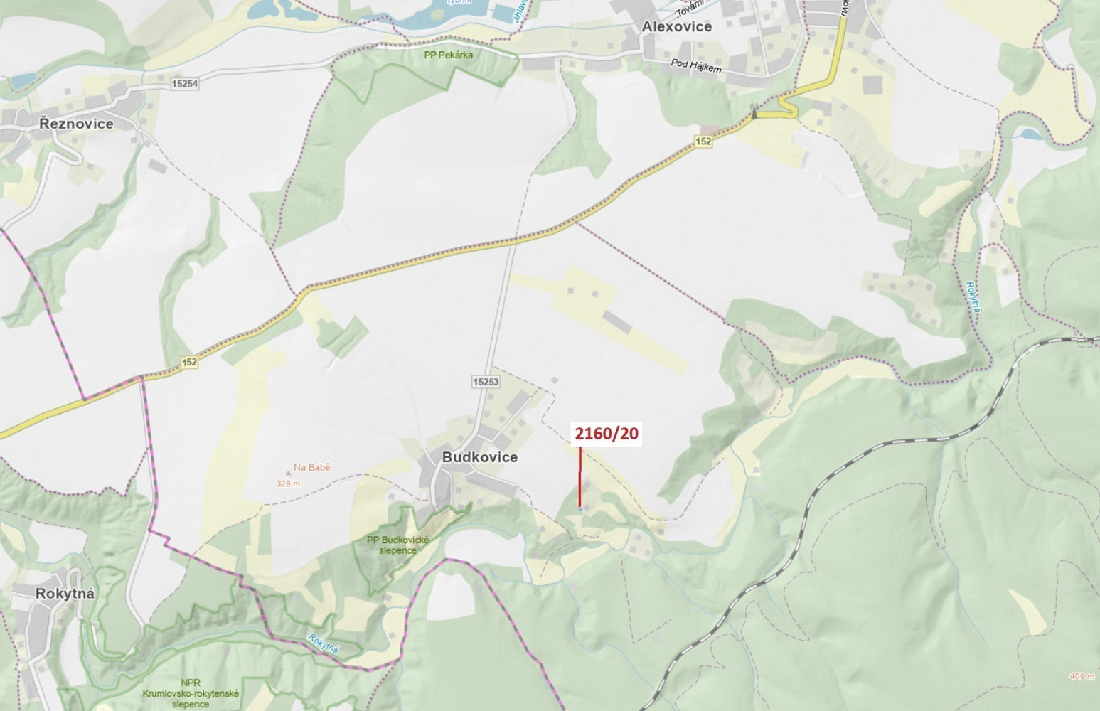 Dražba lesa 90 m²