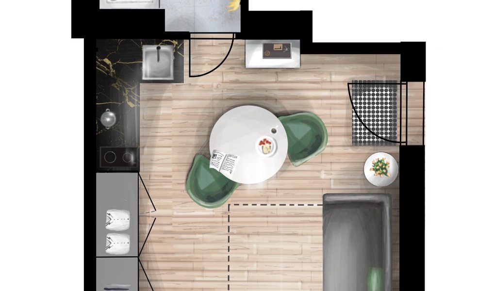 Prodej bytu 1+kk 20 m², Brno – náhled fotky 7