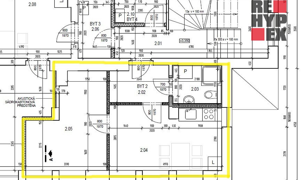 Pronájem bytu 2+kk 34 m², Mimoň – náhled fotky 8