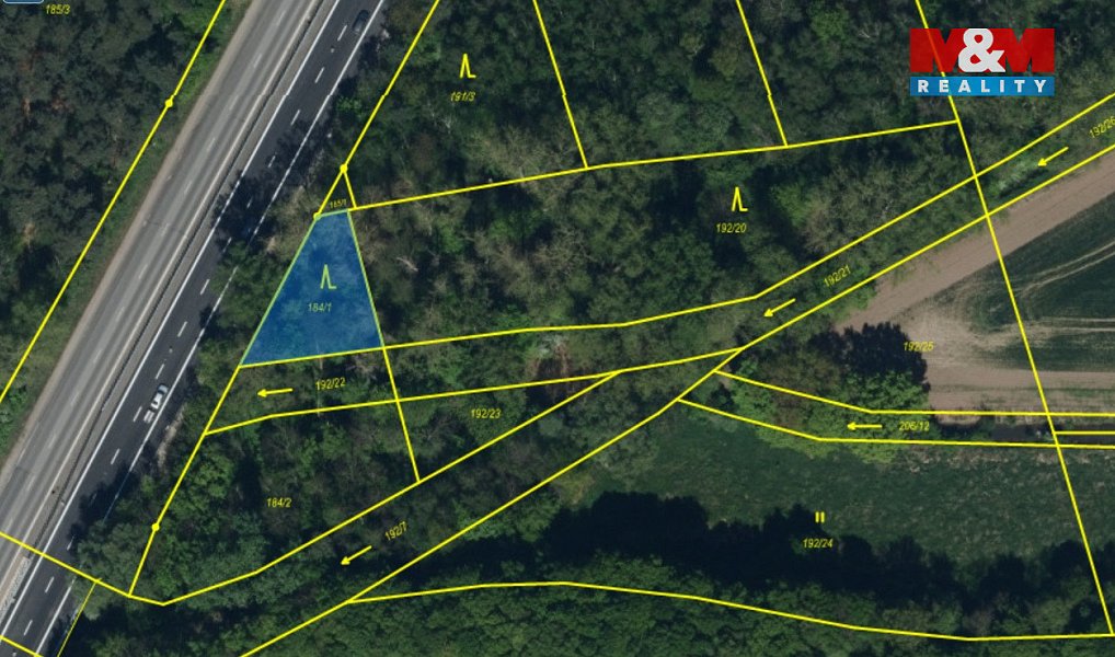 Prodej lesa 3 361 m², Pardubice – náhled fotky 5