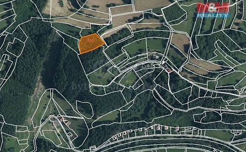 Prodej louky 3 025 m², Huslenky, okres Vsetín