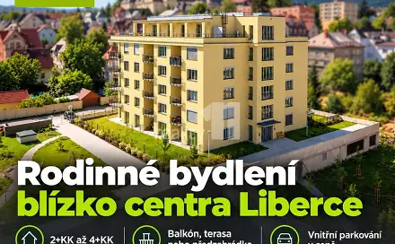 Prodej bytu 3+kk 88 m², Švermova, Liberec - Liberec X-Františkov
