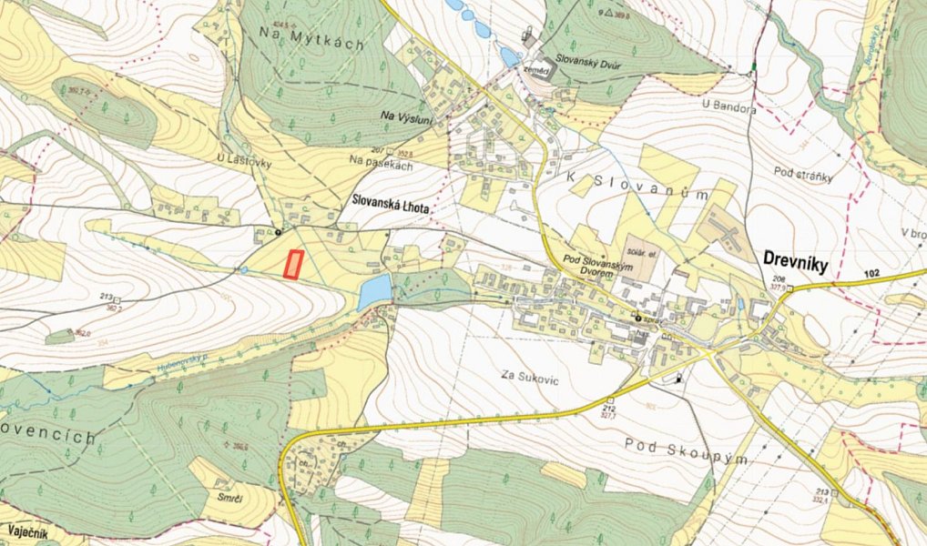 Prodej louky 2 076 m², Drevníky – náhled fotky 2