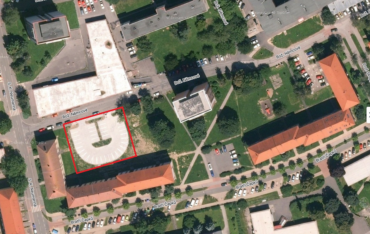 Příbram, Boženy Němcové: Pronájem parkovacího stání