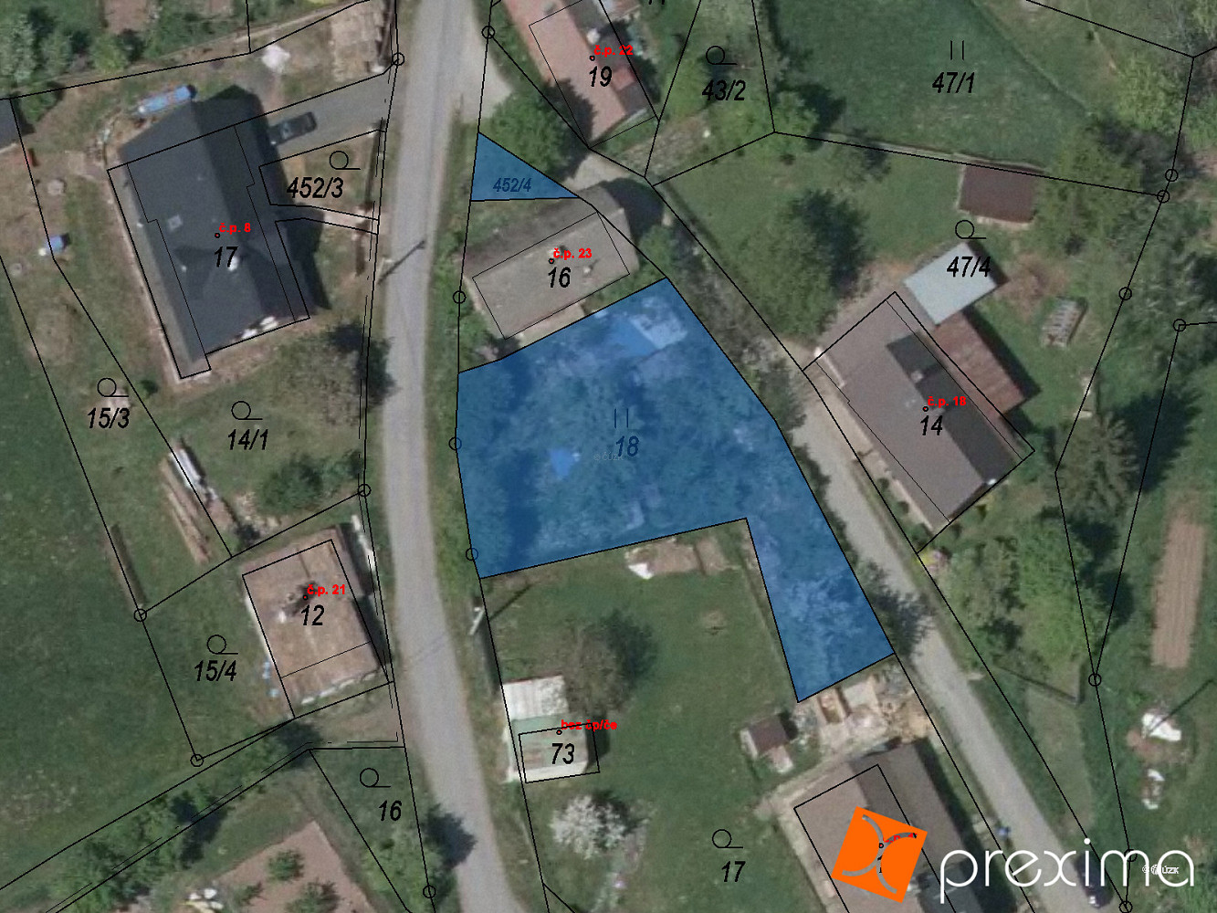Prodej stavebního pozemku 246 m²