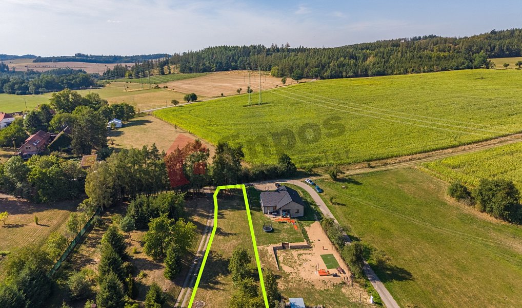 Prodej stavebního pozemku 1 000 m², Ratměřice – náhled fotky 2