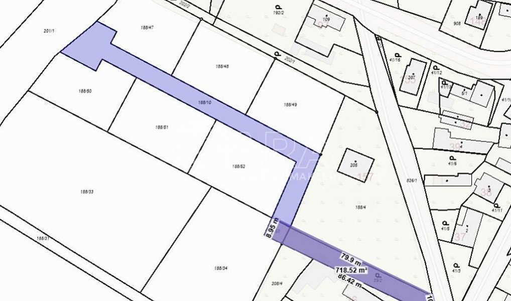 Prodej stavebního pozemku 1 050 m², Dobrovice – náhled fotky 5