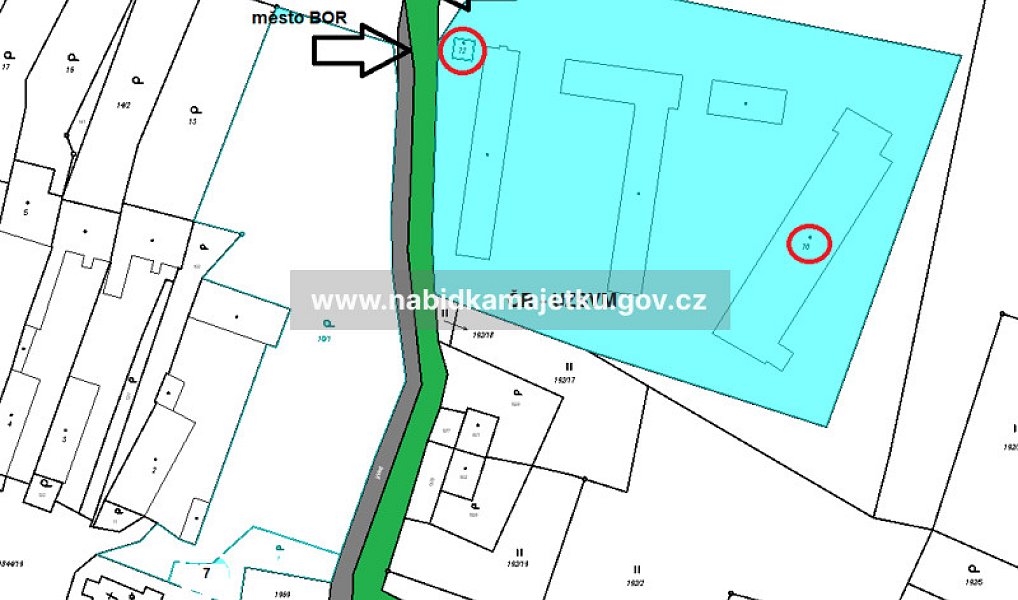Prodej pole 10 347 m², Bor – náhled fotky 2
