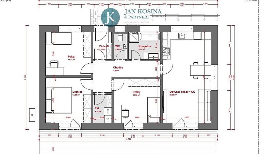 Prodej stavebního pozemku 816 m², Mukařov – náhled fotky 6