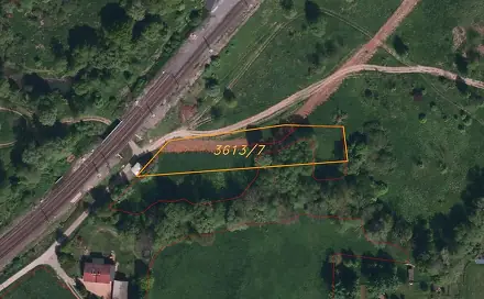 Dražba louky 2 285 m², Šenov