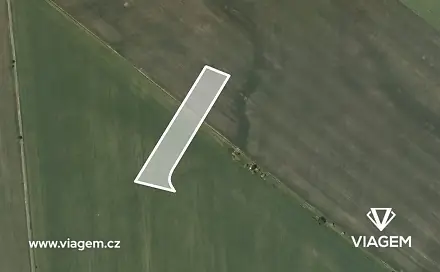 Prodej pole 1 655 m², Rozstání, okres Prostějov