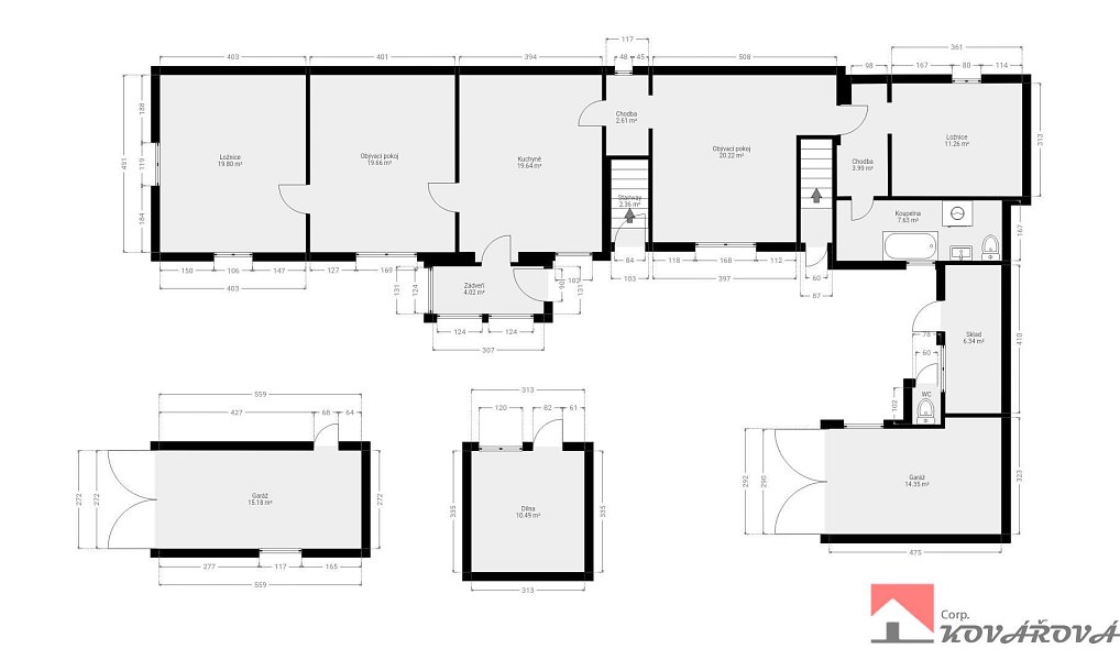Prodej domu 322 m² s pozemkem 498 m², Nová Ves – náhled fotky 6