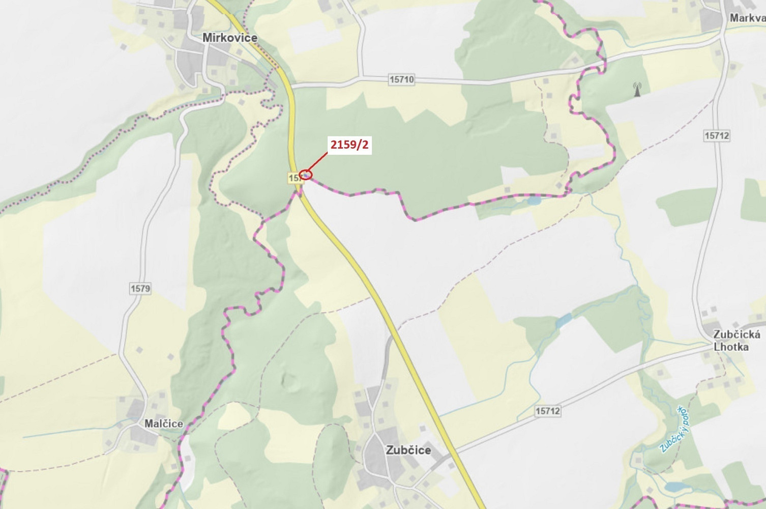 Dražba lesa 90 m²