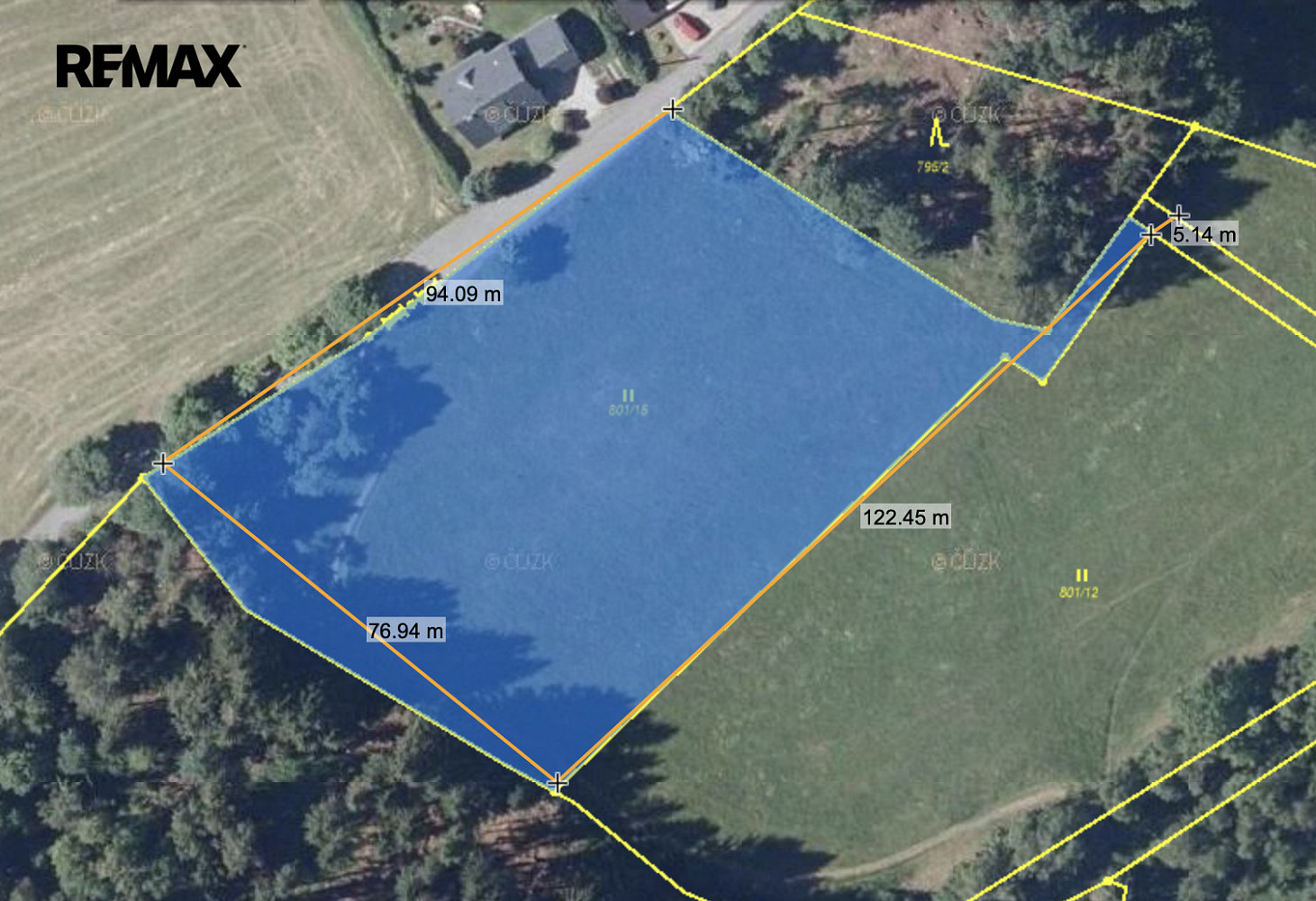 Prodej louky 7 001 m²