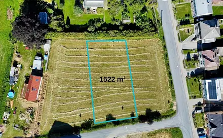 Prodej stavebního pozemku 1 522 m², Bílsko