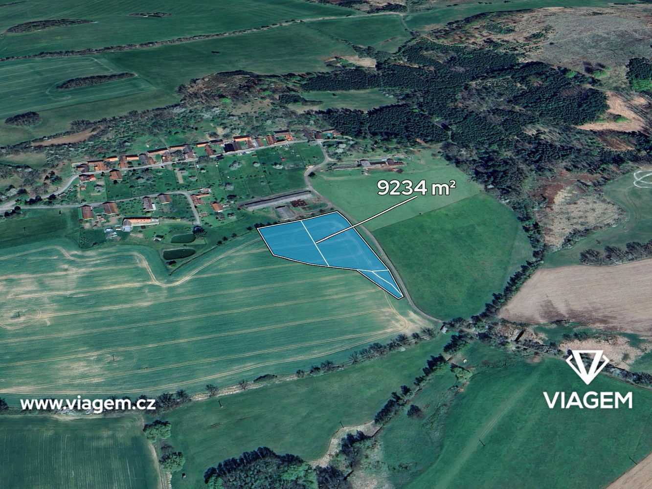 Prodej pole 1 539 m²