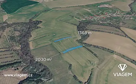 Prodej pole 1 191 m², Zdounky, okres Kroměříž