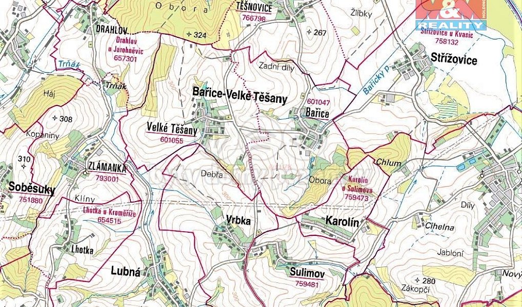 Prodej zahrady 649 m², Bařice-Velké Těšany – náhled fotky 5