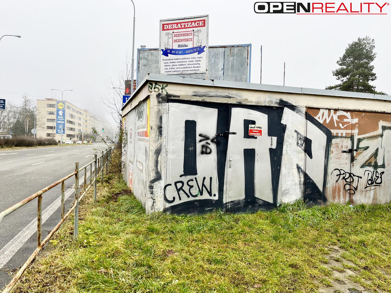 Prodej garáže Brno Žabovřesky 17 m Skvělá lokalita – pohled 5