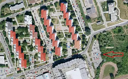 Parkovací stání Brno Líšeň, ulice Sedláčkova, Sedláčkova, Brno - Líšeň