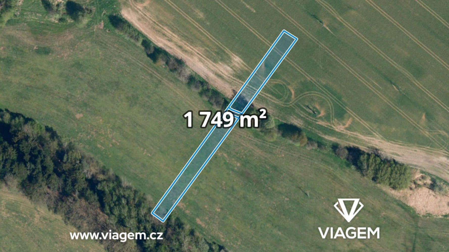 Prodej pole 874 m²