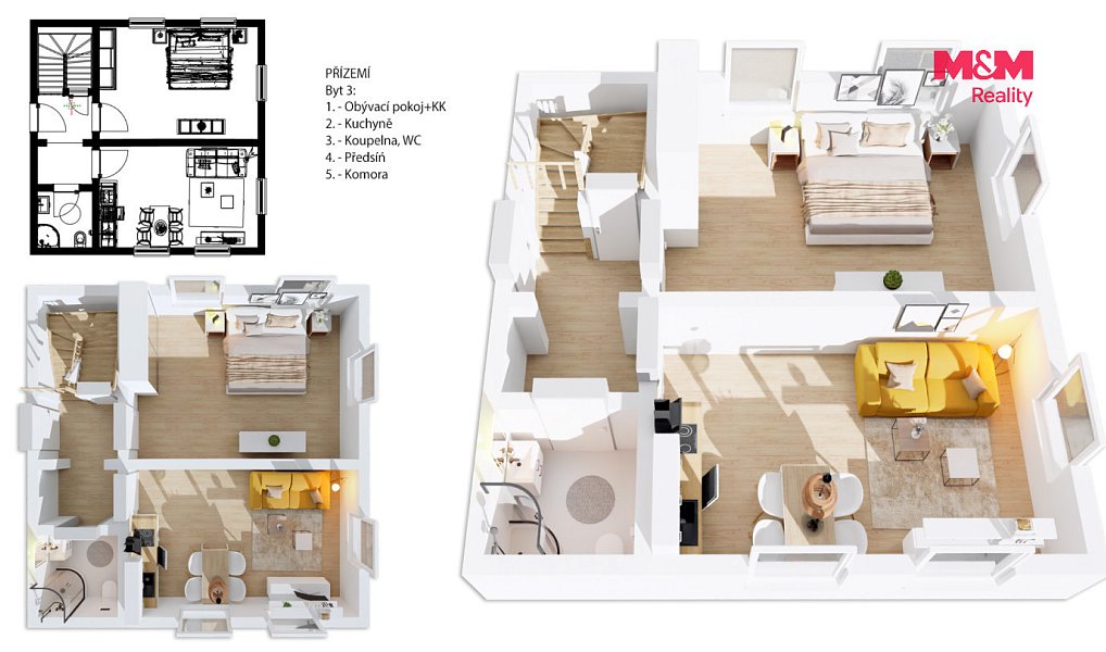 Prodej domu 146 m² s pozemkem 650 m², Horoměřice – náhled fotky 4
