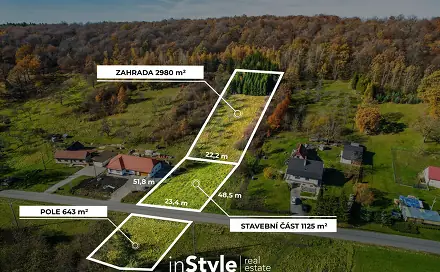 Prodej stavebního pozemku 4 748 m², Lopeník, okres Uherské Hradiště