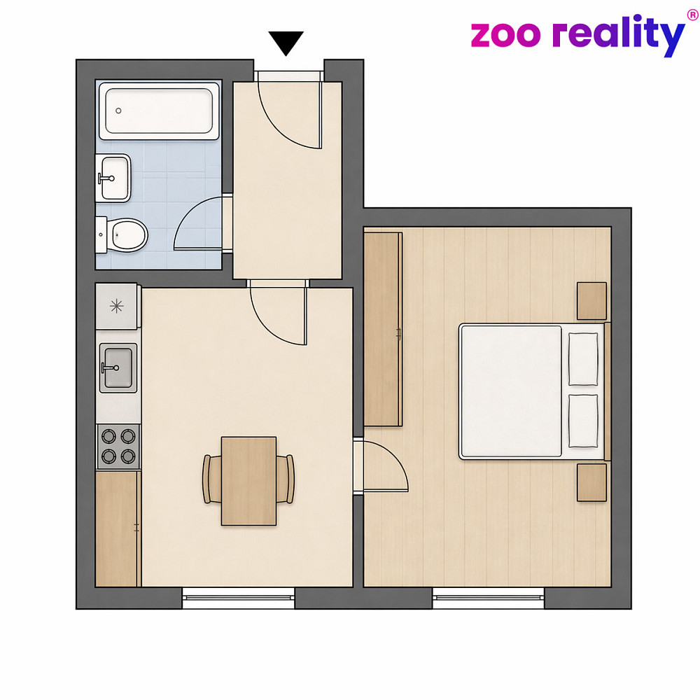 Prodej bytu 1+1 36 m² – fotografie 2