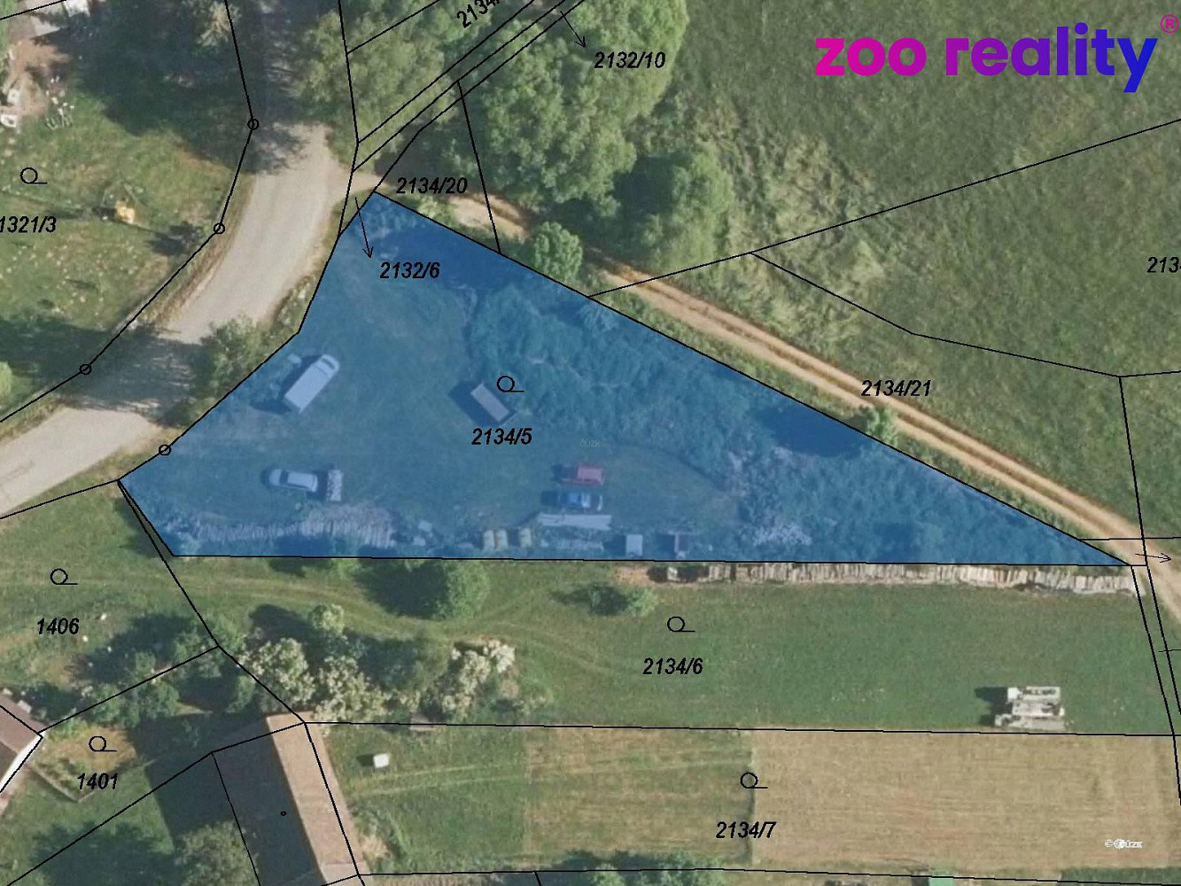 Prodej stavebního pozemku 1 843 m²