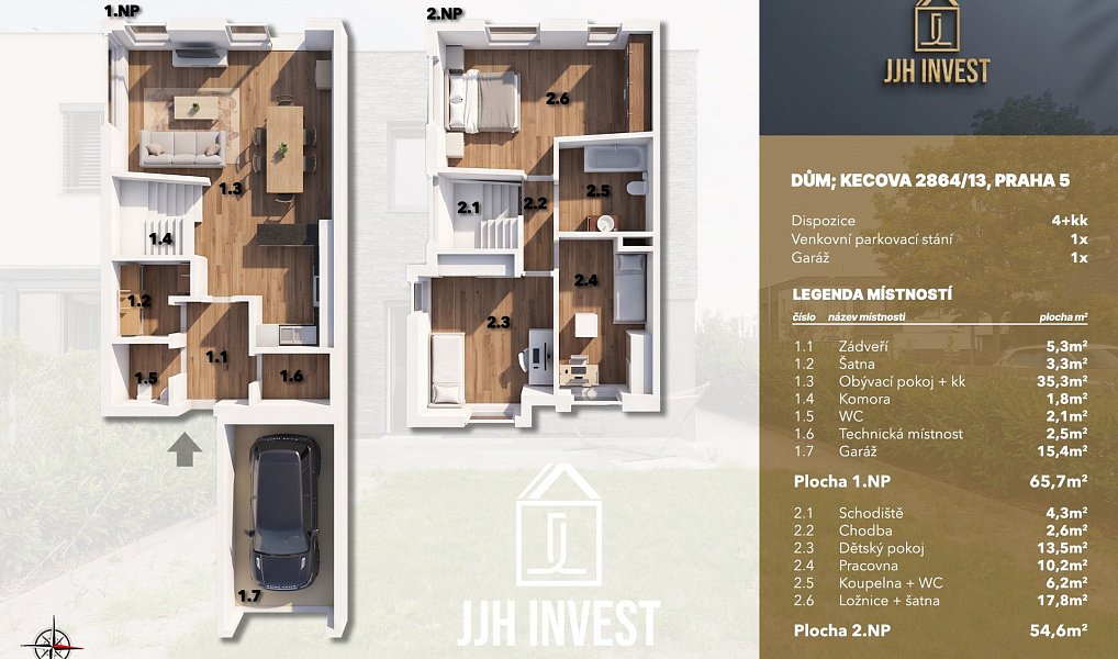 Prodej domu 125 m² s pozemkem 297 m², Praha – náhled fotky 5