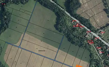 Prodej pole 55 m², Kraborovice, okres Havlíčkův Brod