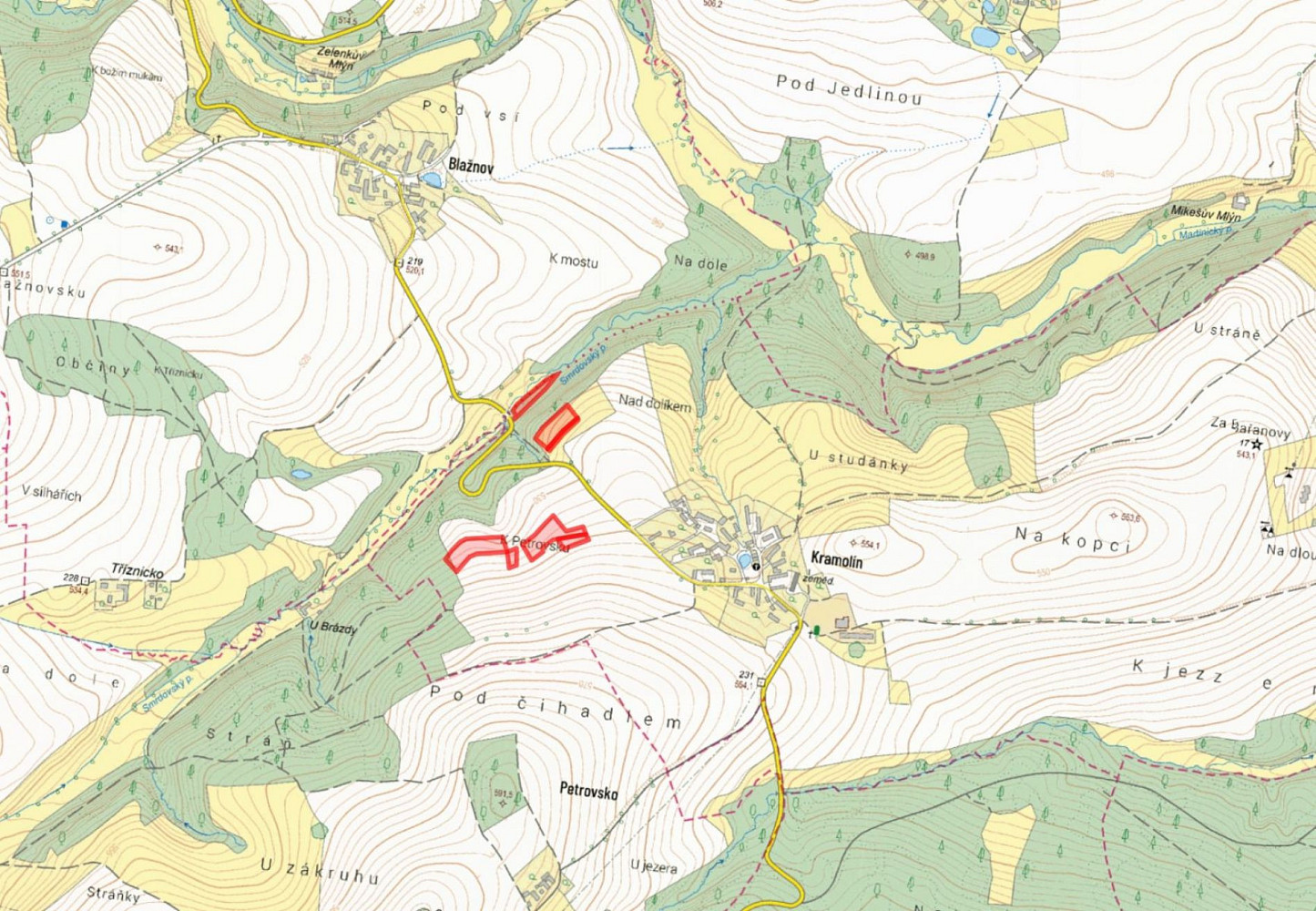 Prodej pole 15 608 m² – fotografie 2