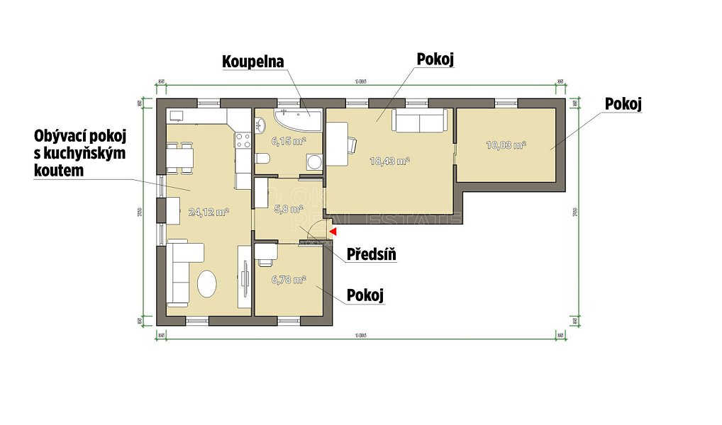 Prodej bytu 3+kk 73 m², Holýšov – náhled fotky 16