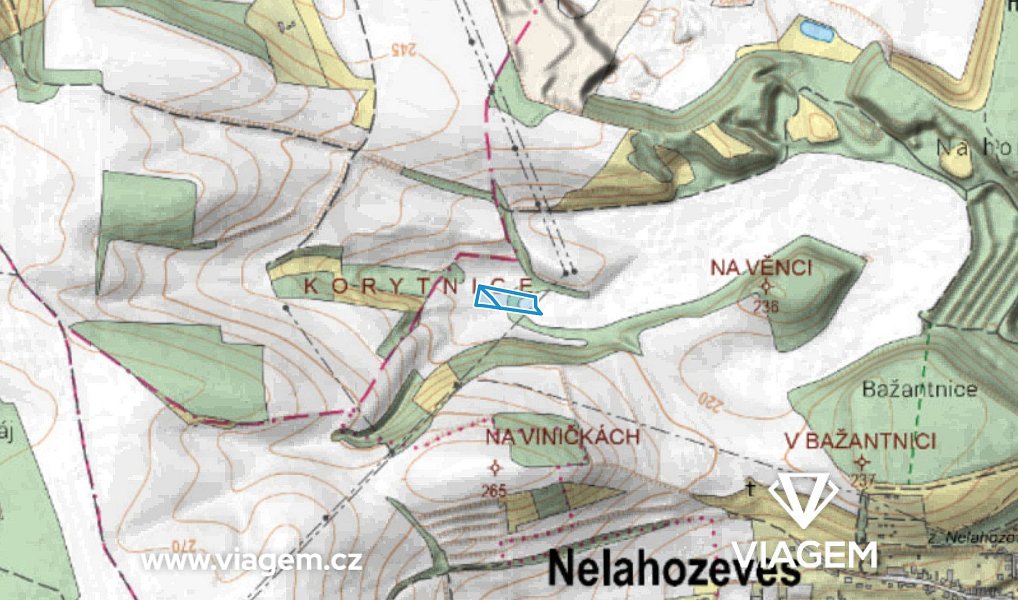 Prodej pole 6 061 m², Nelahozeves – náhled fotky 3