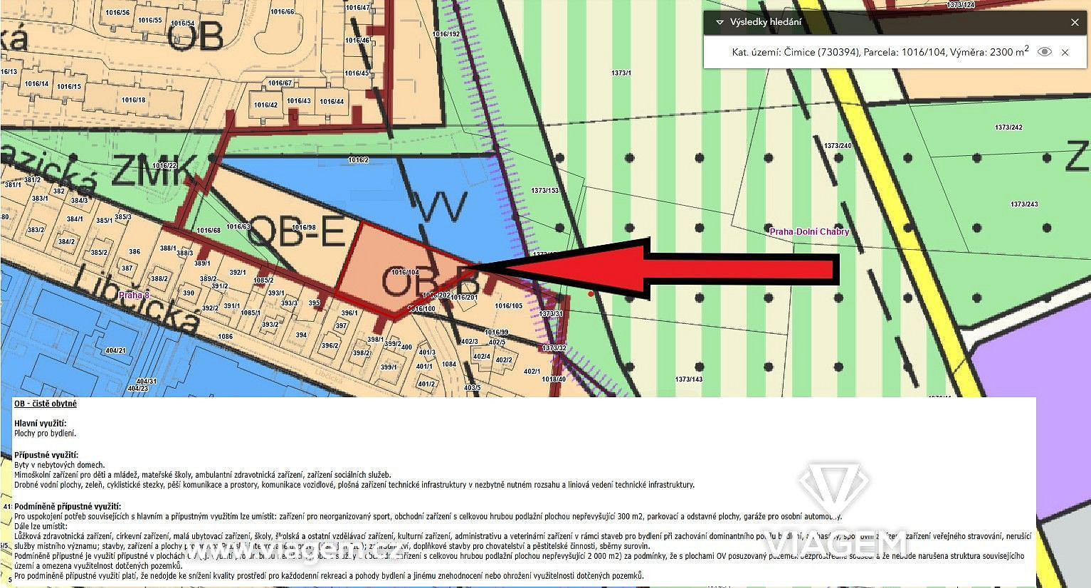 Prodej stavebního pozemku 2 300 m² – fotografie 5