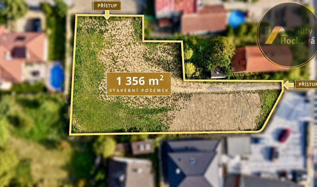 Prodej stavebního pozemku 1 356 m², Dobřejovice – fotka 1 z 5
