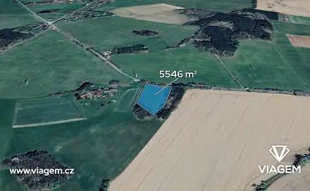 Prodej pole 770 m², Jistebnice, okres Tábor