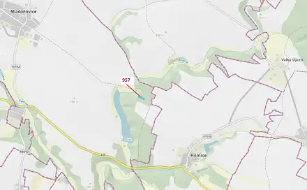 Dražba lesa 2 344 m², Hornice