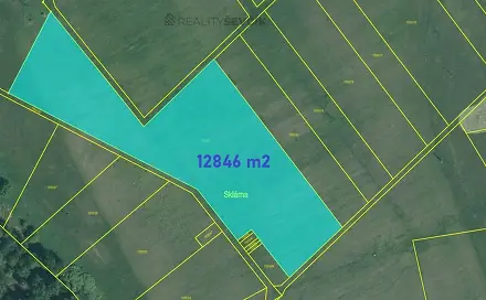 Prodej pole 12 846 m², Chlum u Třeboně, okres Jindřichův Hradec