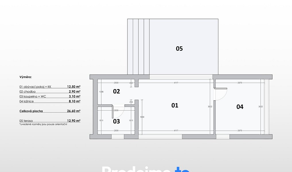 Prodej chaty/chalupy 27 m² s pozemkem 1 000 m², Jemnice – náhled fotky 12