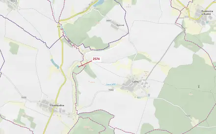 Dražba lesa 782 m², Chotěbudice