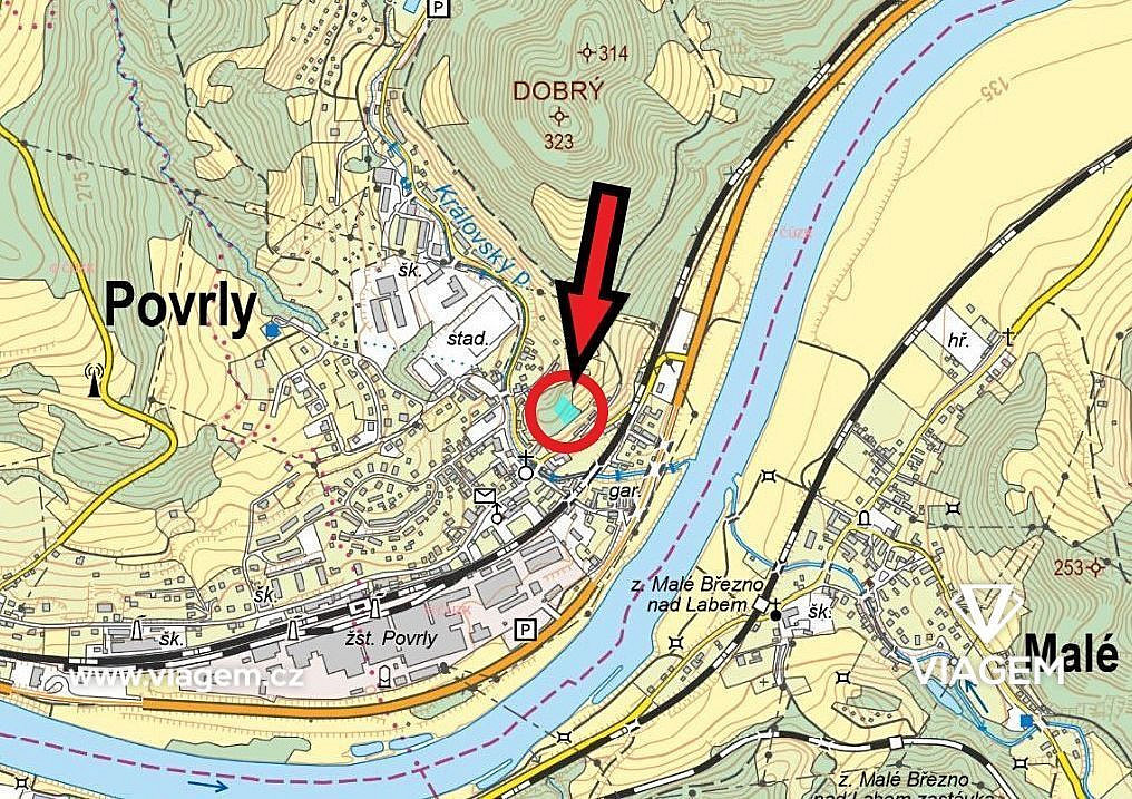 Zahrada 1 524 m², Podíl 50 % o výměře 762 m² – pohled 4