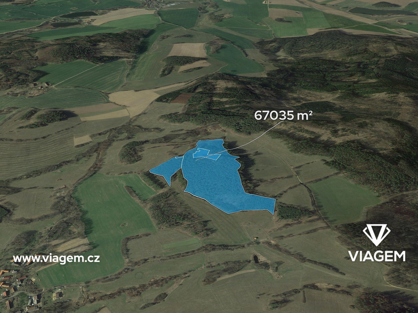 Prodej lesa 33 517 m²