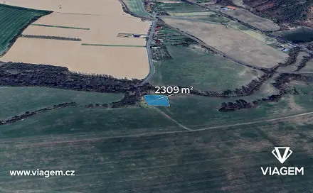 Prodej pole 2 309 m², Konice, okres Prostějov