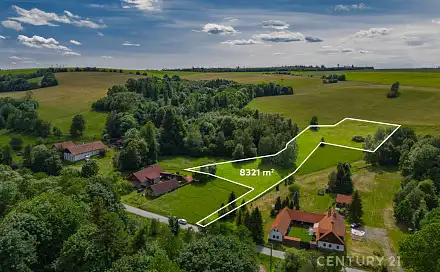 Prodej stavebního pozemku 8 321 m², Potštát, okres Přerov